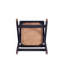 Ensemble de 2 chaises pliantes noires et naturelles