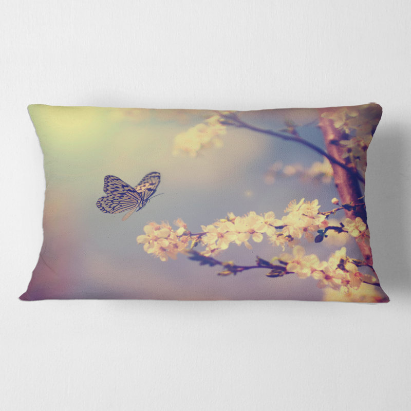 Floral Throw Pillow
