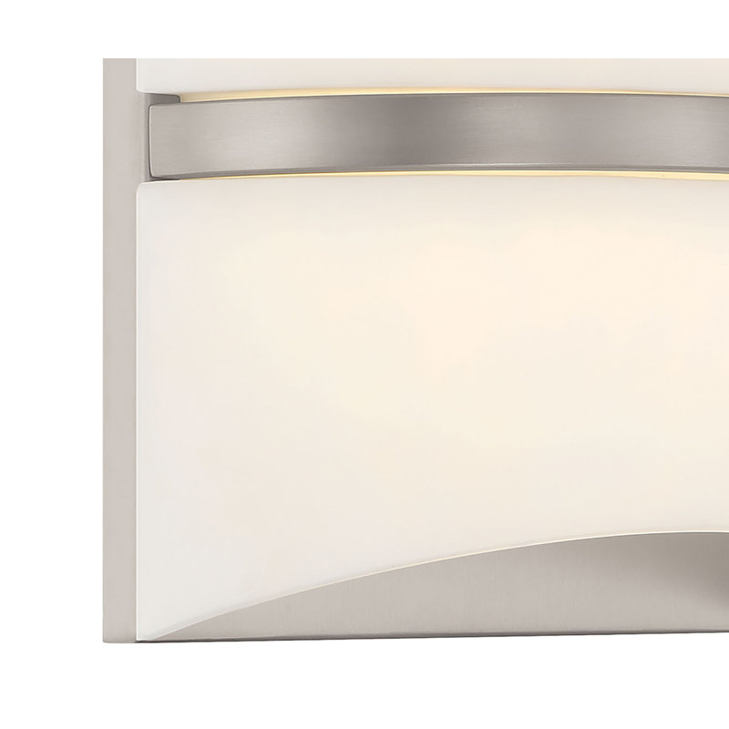 Steel LED Flush Mounted Sconce, 10.5" H x 8.5" W x 5" D