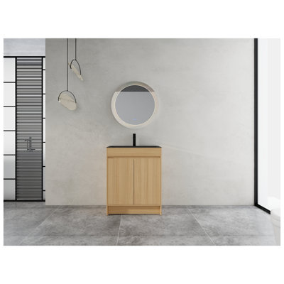 Armoire de meuble-lavabo autoportante 28 po avec rangement utilitaire 28 po