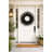 Painted Black Quail Brush Twigs Wreath