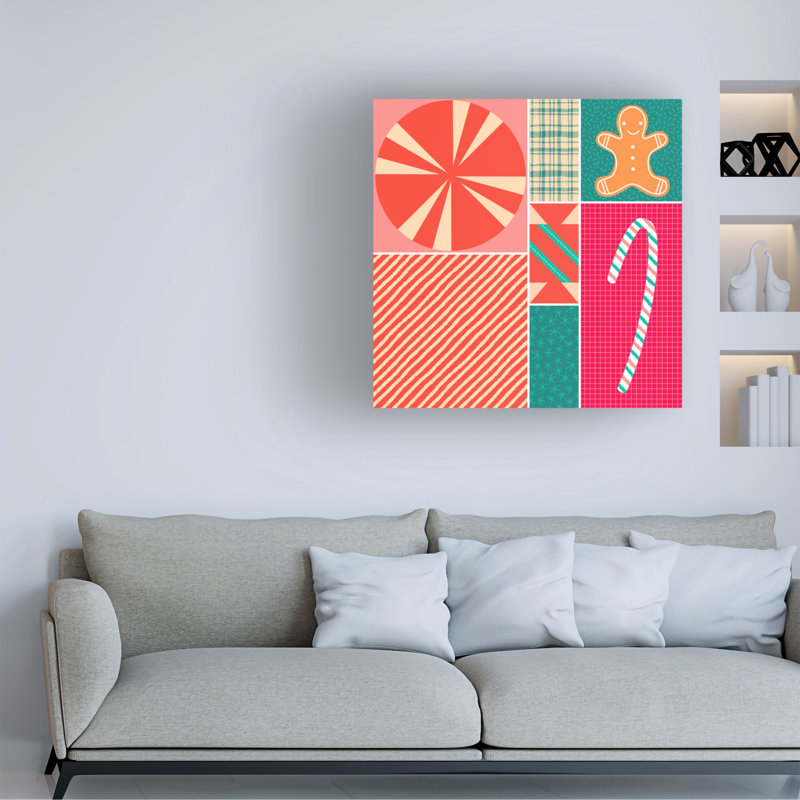Art sur toile Rachel Hallquist, H 14 po x l 14 po