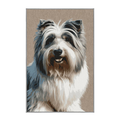 Washable Polish Lowland Sheepdog Dogs Area Rug