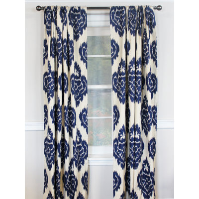 Flamepan Cotton Blend Room Darkening Curtain Pair