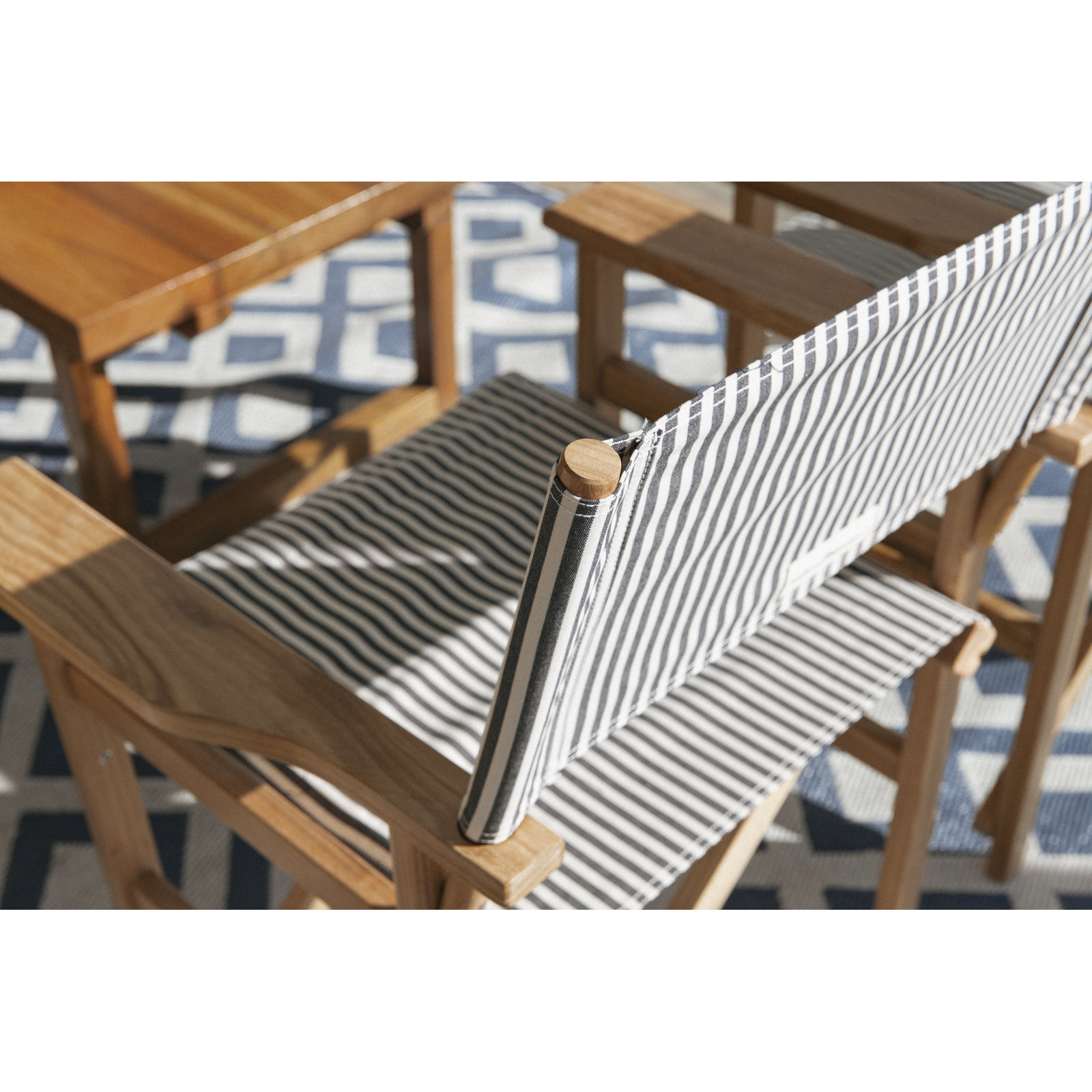 Laurens Folding Director Chair, Navy