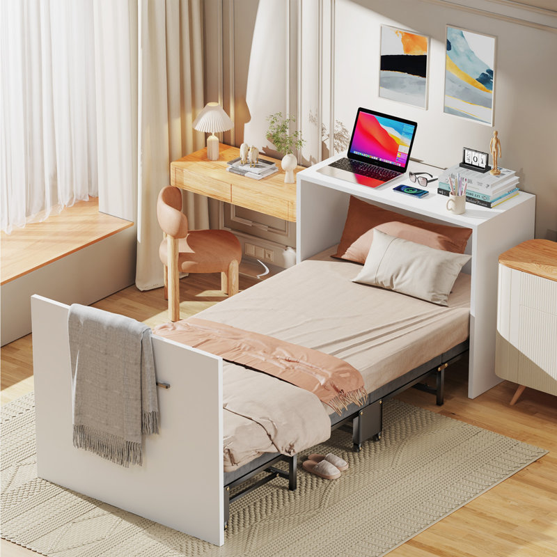 Murphy Bed, Roll Away Beds with Mattresses and Storage