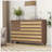 Hand-Carved Buffet Sideboard With 2 Drawers And 3 Doors, Versatile Storage And Coffee Bar Console-2014836771