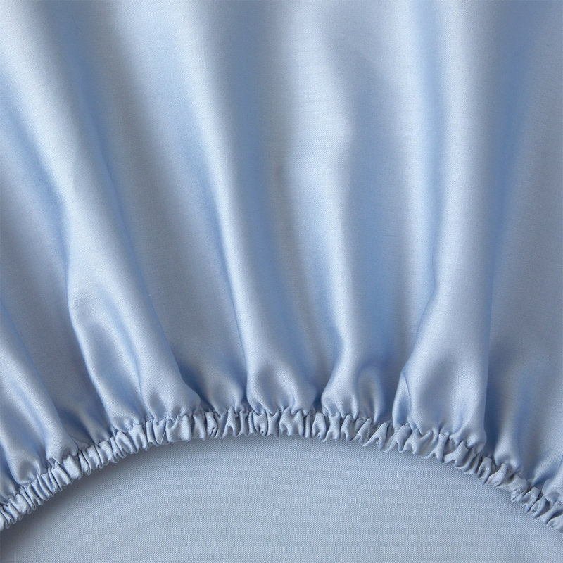Triomphe Fitted Sheet, Celeste, Queen Fitted Sheet