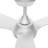 42" Modern Ceiling Fan with Light & Remote, High-Airflow Reversible DC Motor, 3-Color Memory LED, White Ceiling Fan for Farmhouse Transitional Bedroom Small Rooms Home Offices-1536373069-1536373068