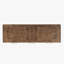Kingston 60" Brown Rectangle 3 Drawers Solid Wood Console Table-1192221547