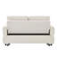 Canapé-lit convertible 3-en-1 avec dossier réglable à 3 niveaux, canapé-lit escamotable en chenille moderne de 63 po avec ports USB-810029413