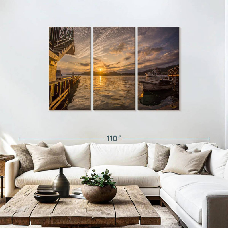 Sebbie Guanaja Island Sunset, 48" H x 74" W