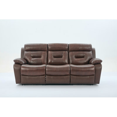 Fauteuil inclinable en cuir véritable sans accoudoir, siège sans accoudoirs