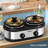 Sunvivi Dual Pot Slow Cooker, 2 x 1.25 Qt-91992461