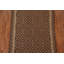 Tapis tribal brun Kilim 5 x 6