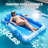 Inflatable Tanning Pool Lounger Float with Sprinkler, 78"x50" Large 2-Person Pool-125206661