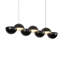 Void 41-in Black dimmable LED Linear Pendant-761712775