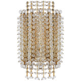 Serafina Glass 1 - Light Flush Mounted Sconce