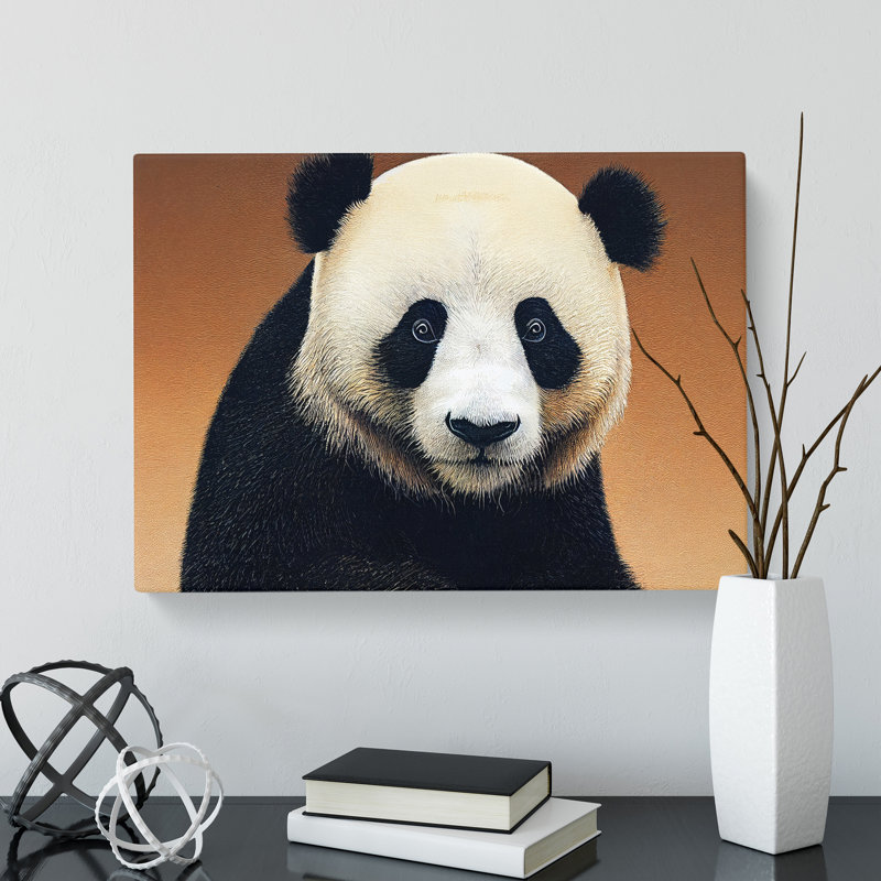 Special Panda - Wrapped Canvas, 50cm H x 76cm W x 3cm D