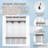 76.7"H Hall Tree with Open Storage-466968200