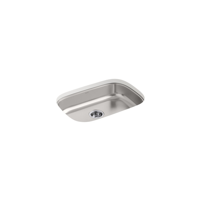 Valton 25.68 in. L Stainless Steel Undermount Single Basin Kitchen Sink