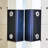 4 Panels 5 FT PegBoard Room Divider Folding Privacy Screen