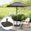 Poolside Parasol Umbrellas and Accessories, combining 7 in, Garden, and Sand/Water Weighted