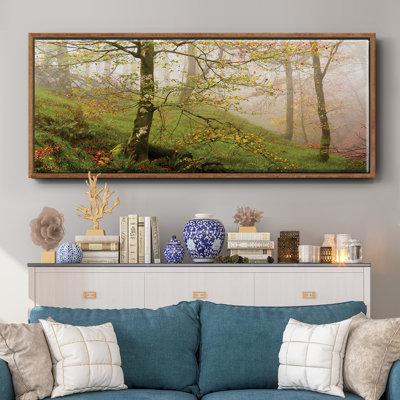 Printemps ou - reproduction de cadre flottant sur toile