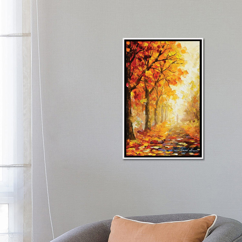 Symbols Of Autumn - Wall Art Print - Framed Canvas, H 26 po x l 18 po, Impression encadrée flottante sans passe-partout