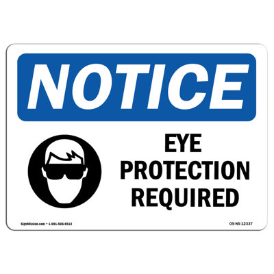 Eye Protection Required Sign