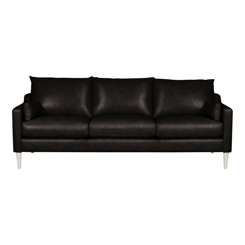 Canapé Ease, Casablanca, Cuir véritable encre Ziggy