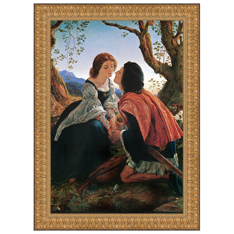 «Hesperus, 1857» par Sir Joseph Noel Paton, reproduction d'art encadrée, H 36,5 po x l 27,5 po x P 1,75 po