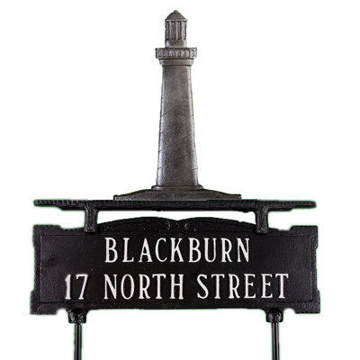 2-Line Lawn Address Sign