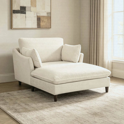 Modern Chaise Lounge Couch 51.2" Sofa Couch Sofa Bed Sleeper Sofa