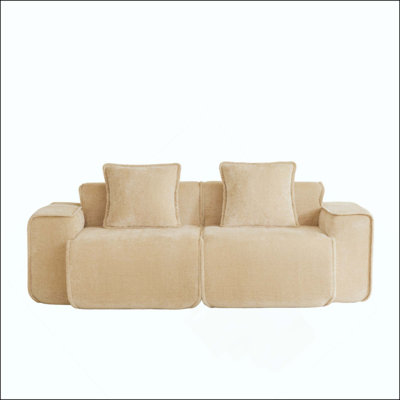 Velvet Sofa - Premium Comfort, No Assembly, Modular Design For Flexible Seating