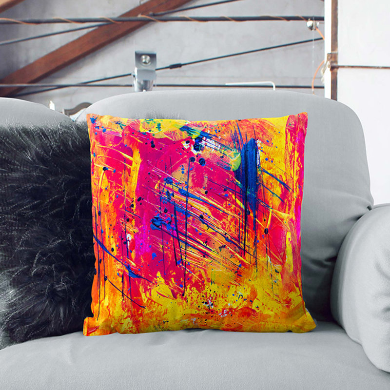 Abstract Square Cushion, 40 x 40 cm