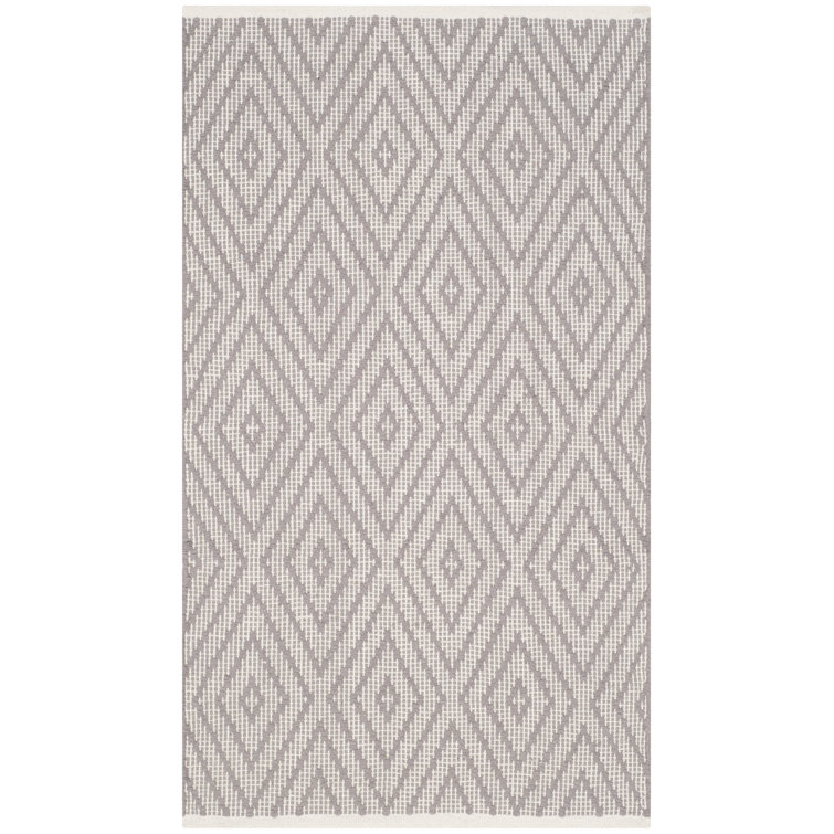 Akihito Hand Woven Cotton Geometric Rug