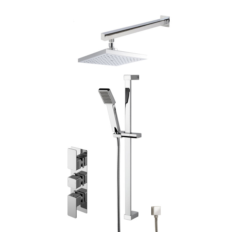 Thermostatic Shower with Dual Shower Head