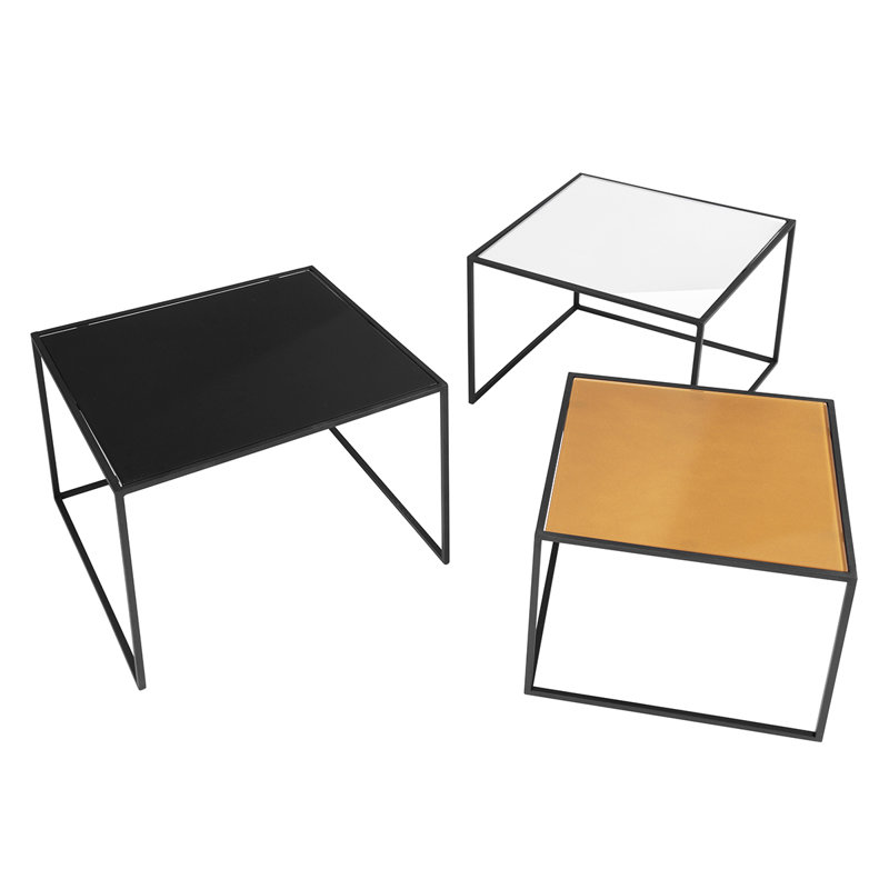 Okoli Glass Top Coffee Table