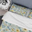 Ensemble de housse de couette transitionnel Blue Gold Floral Gardens II-109148069