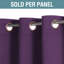 Ensemble de 2 panneaux de rideaux pour chambre / salon - Rideaux obscurcissants et isolants avec œillets-1086553373-1086553406