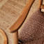 Chaise berçante en bois massif