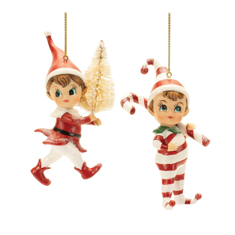 Ornement Elf du Père Noël