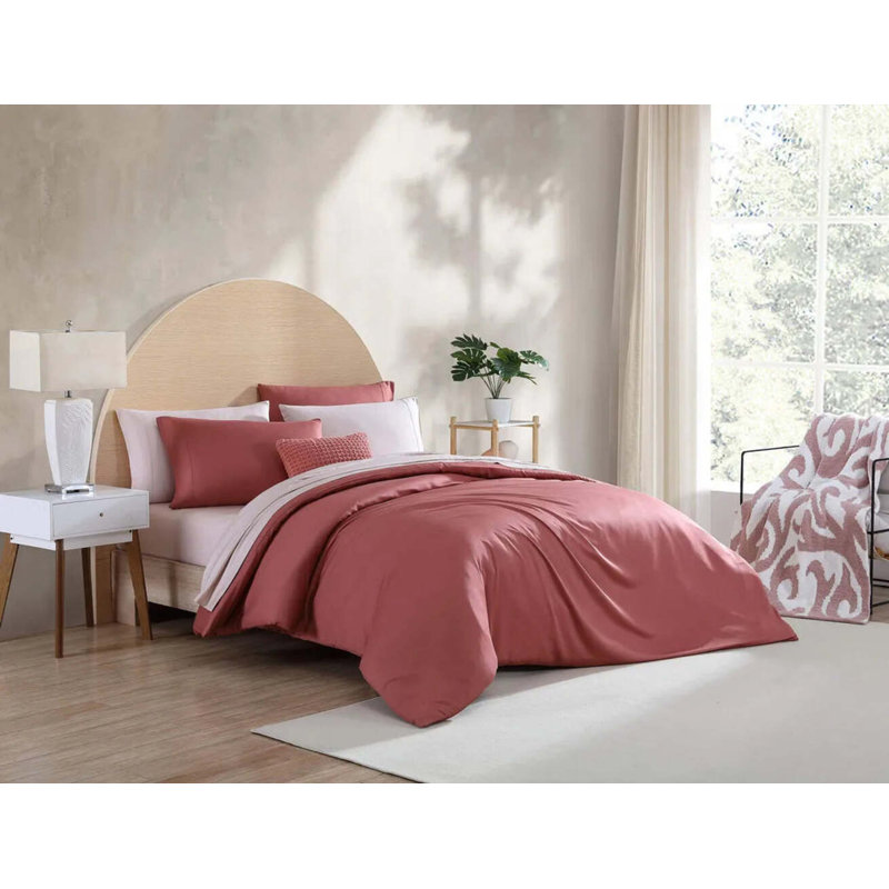 Natural Premium Duvet Cover, Full Duvet Cover, Clay