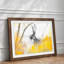 Alert Hare In The Meadow In Abstract - Single Picture Frame Painting-55547625-55547628