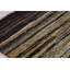 Textural Hand Knotted Silk Area Rug in Brown, Blue, Beige, Black