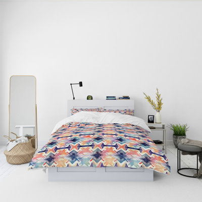 Geometric Shapes Duvet Cover