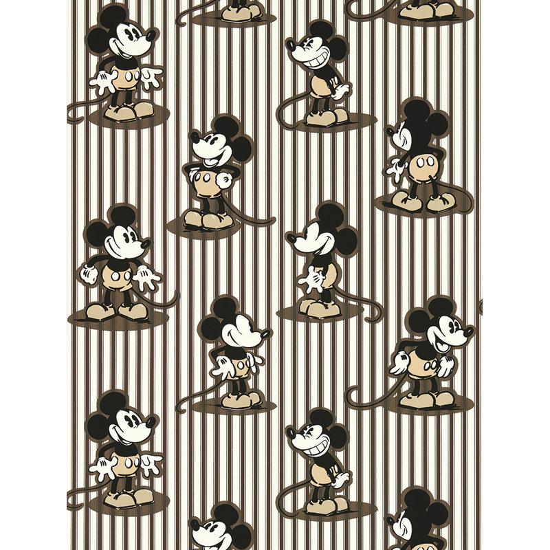 Mickey Stripe Wallpaper, Humbug