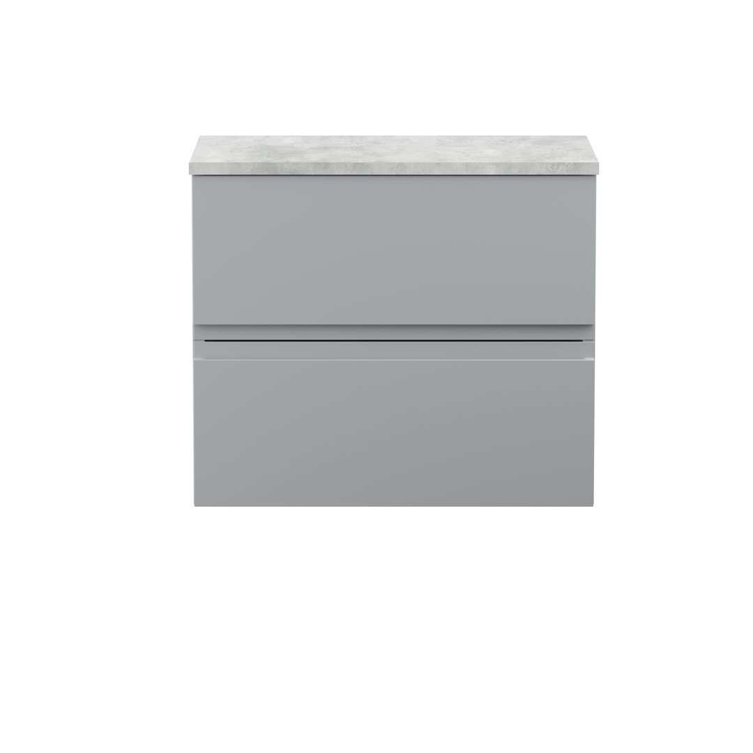 Urban Urban 600mm Wall Hung Single Vanity Unit with Worktop
