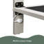 Grand lit tapissier avec lumière et tête de lit, lit plateforme en velours flottant-114206474
